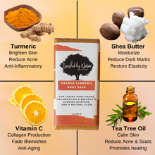 Orange Turmeric Body Soap - 6oz - Lavished by Nature - by Crystal Marie®