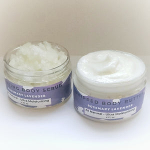 Rosemary Lavender Smoothing Set - Lavished by Nature - by Crystal Marie®