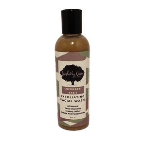 Cucumber Basil Exfoliating Facial Wash - For Men - Lavished by Nature - by Crystal Marie®