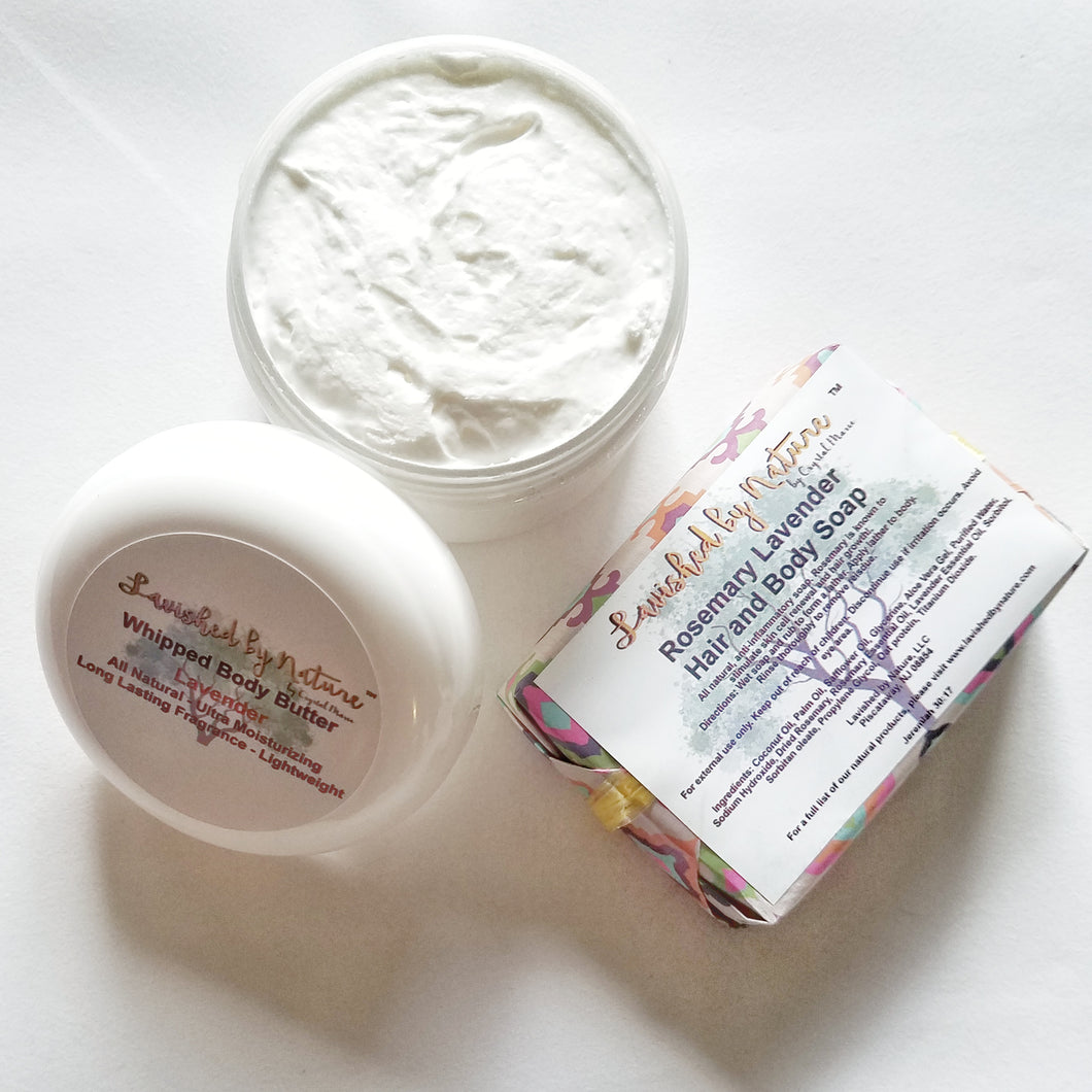 Lavender Relaxing Soap and Smooth Set - Lavished by Nature - by Crystal Marie®