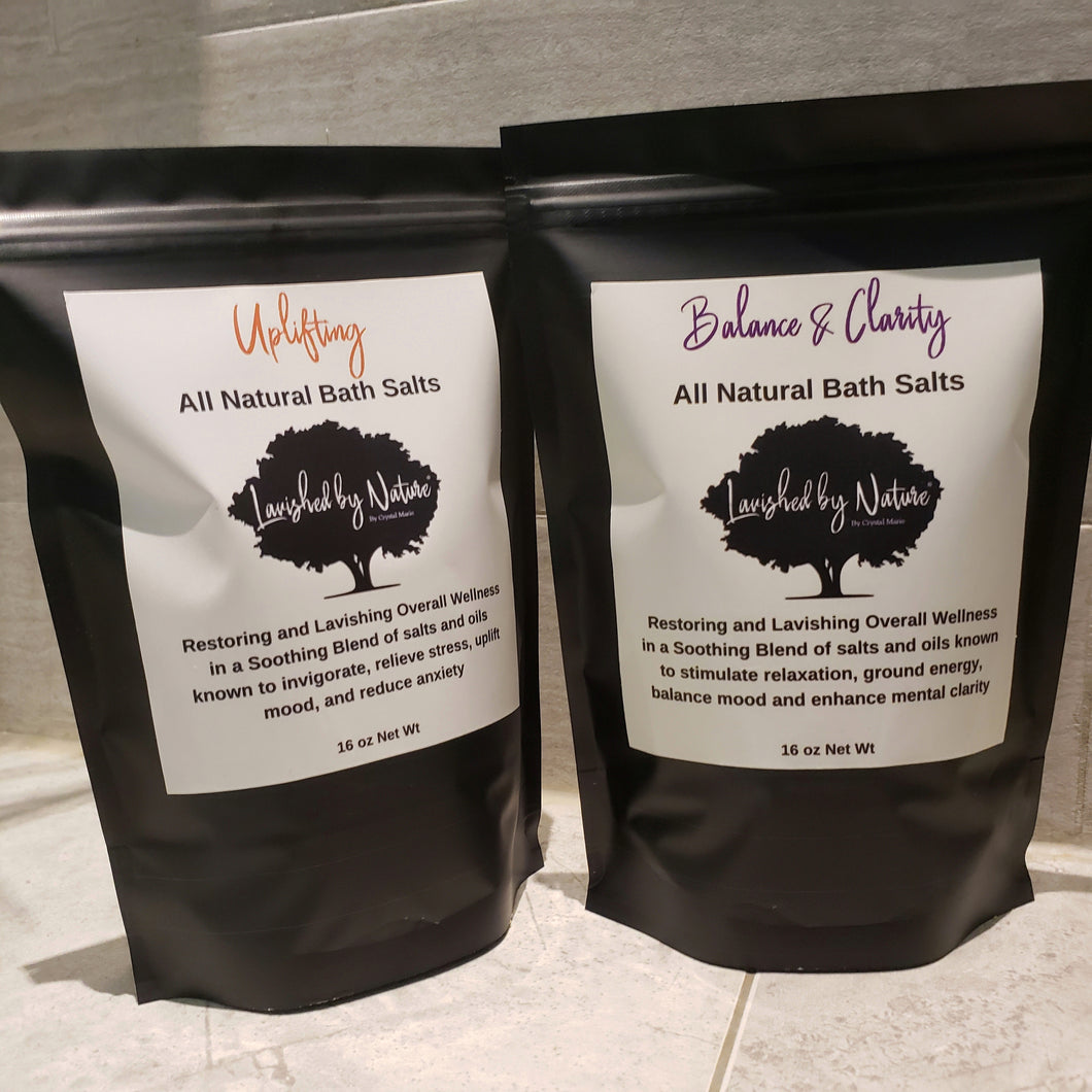 All Natural Bath Salts - Lavished by Nature - by Crystal Marie®